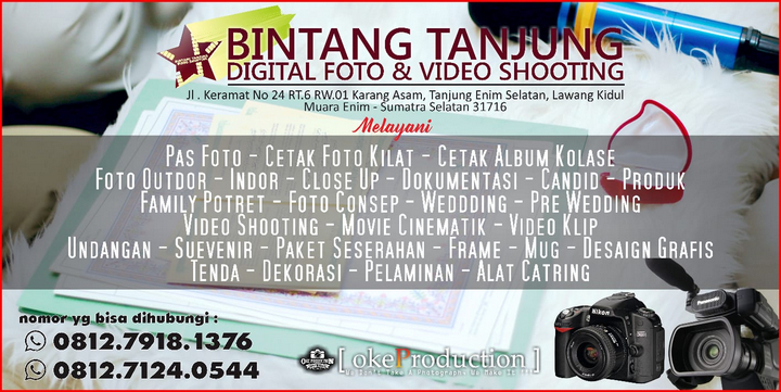 Bintang Tanjung Digital Foto dan Video Shooting