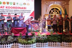Rapat Koordinasi (Rakor) Forum Koordinasi Pimpinan Daerah (Forkopimda) Provinsi Sumatera Selatan dan Kabupaten/Kota se-Sumatera Selatan Tahun 2022