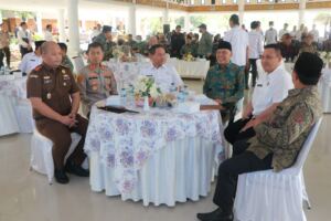 Pj. Bupati Sambut Kunjungan Kerja FKUB Provinsi Sumatera Selatan. Poto doc. Prokopim-me.
